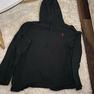 Black Polo Hoodie